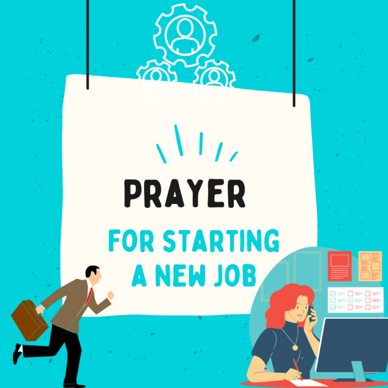 Prayer For Starting A New Job